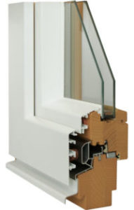 Holz-Alu-Fenster mit erweiterter Bautiefe