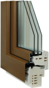 Holz-Alu-Fenster mit optimierter Wärmedämmung