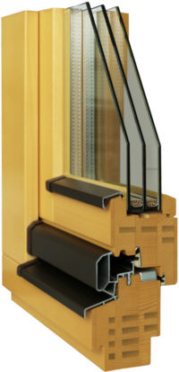 Holzfenster INO 68 Standard mit klassischem Design
