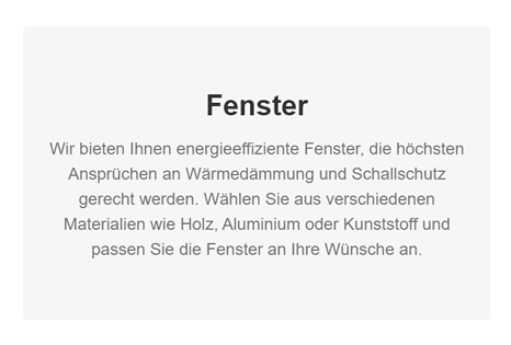 Fensterbau für 82275 Emmering