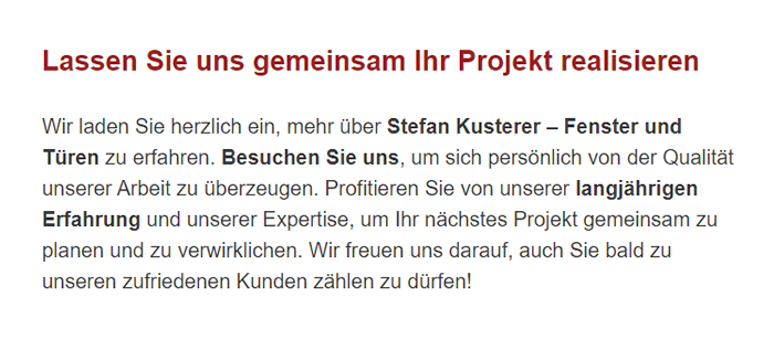 Moebel nach Mass  