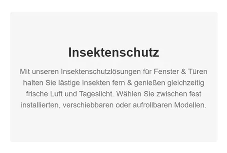 Insektenschutz in  Unterdießen