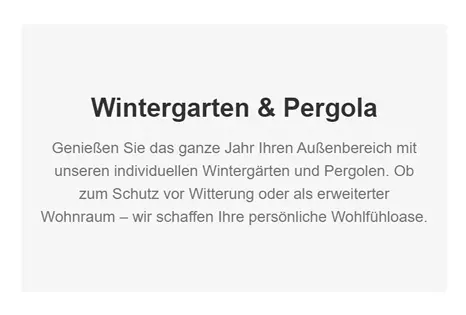Wintergarten Pergola für 86944 Unterdießen